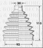 PSA 3293E4 Bellow, driveshaft